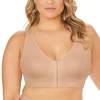 Exquisite Form Fully Seamless Wireless Full Coverage Bra With Front Closure -5101000 In Sand
