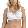 Exquisite Form Fully Unlined Wireless Full Coverage Bra 5100535 In White
