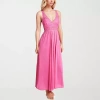 Exquisite Form Womens V Neck Sleeveless Average Figure Nightgown In Pink