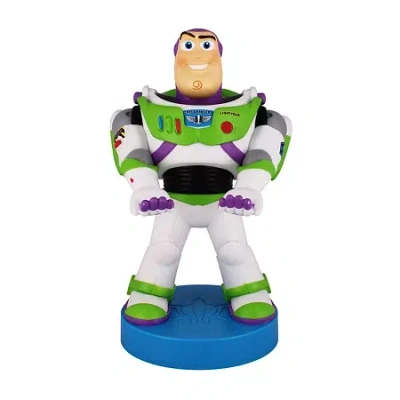 Exquisite Gaming Cable Guy: Pixar Buzz Lightyear Phone Stand & Controller Holder Gaming Accessory In White