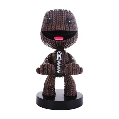 Exquisite Gaming Cable Guys Sony Littlebigplanet Sackboy - Charging Phone & Controller Holder Gaming Accessory In Brown
