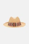 Exquisite J Wide-brim Raffia Hat In Brown