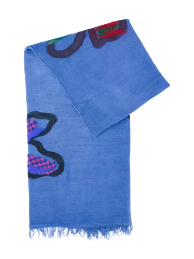 EXQUISITE J FLORAL-PATTERN SCARF