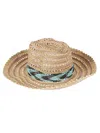 Exquisite J Raffia Sombrero Hat