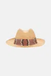 Exquisite J Wide-brim Raffia Hat In Brown
