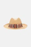 Exquisite J Wide-brim Raffia Hat In Brown