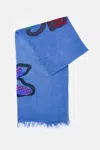 Exquisite J Scarf In Blue