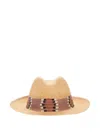Exquisite J Wide-brim Raffia Hat In Neutral