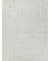 Exquisite Rugs 6825 6'x9' Area Rug In Blue,ivory