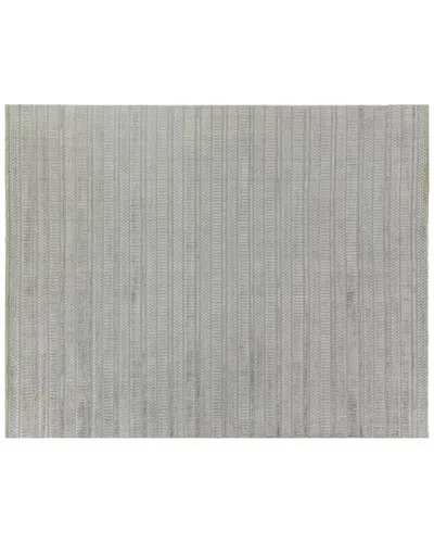 Exquisite Rugs Addison Hand Loomed Bamboo Silk Area Rug In Gray