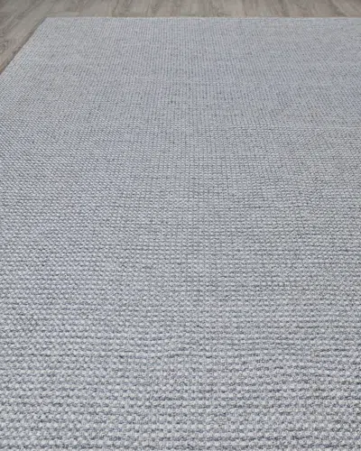 Exquisite Rugs Adrianna Indoor/outdoor Flat-weave Rug, 6' X 9' In Silver/gray