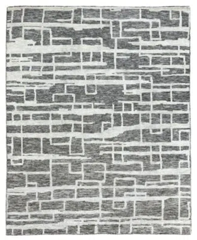Exquisite Rugs Marcus 102330 Area Rug Area Rug In Charcoal