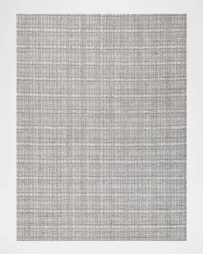 Exquisite Rugs Alpine Hand-loomed Gray & Ivory Rug