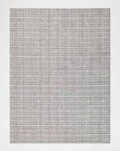 Exquisite Rugs Alpine Hand-loomed Gray & Ivory Rug, 12' X 15' In Gray, Ivory