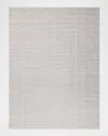 Exquisite Rugs Alpine Hand-loomed Silver & Ivory Rug, 8' X 10' In Silver, Ivory