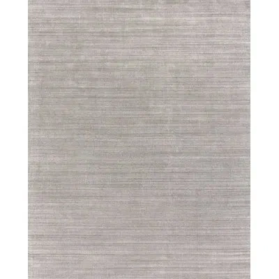 Exquisite Rugs Ambrose Handmade Wool/bamboo Silk, Gray Area Rug