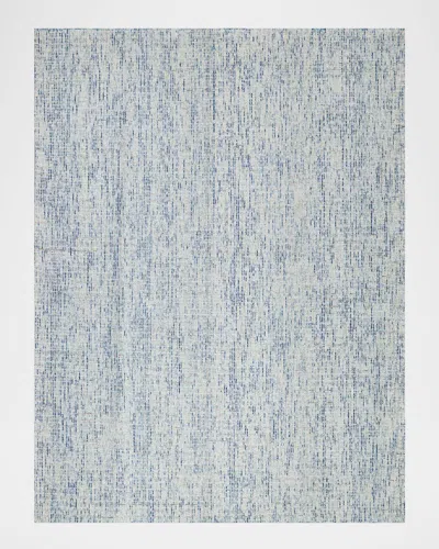 Exquisite Rugs Andora Hand-tufted Blue/ivory Rug, 10' X 14'