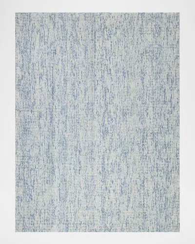 Exquisite Rugs Andora Hand-tufted Blue/ivory Rug, 12' X 15'