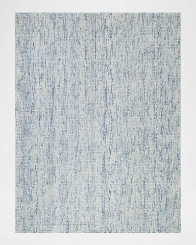 Exquisite Rugs Andora Hand-tufted Blue/ivory Rug, 8' X 10'