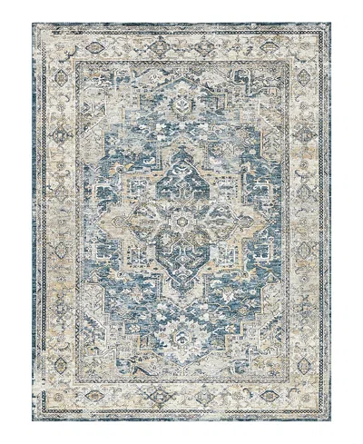 Exquisite Rugs Antique Loom 5598 Area Rug 6'x9' In Blue