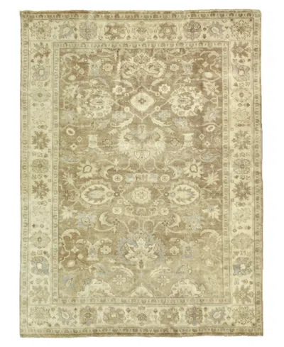 Exquisite Rugs Antique Weave Oushak Er2001 8' X 10' Area Rug In Brown