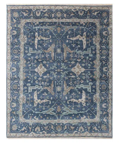 Exquisite Rugs Antique Weave Oushak Er3422 6' X 9' Area Rug In Blue