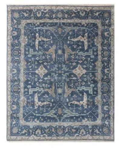 Exquisite Rugs Vintique Lace Oushak Vil4422rug Area Rug In Blue