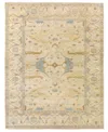 Exquisite Rugs Antique Weave Oushak Er9492 8' X 10' Area Rug In Ivory