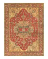 Exquisite Rugs Antique Weave Serapi 8144 Area Rug 9'x12' In Orange