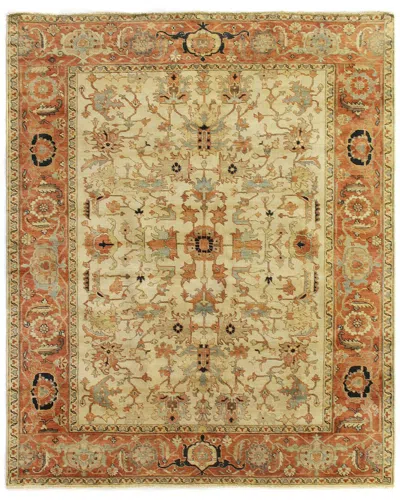 Exquisite Rugs Antique Weave Serapi Hand-knotted New Zealand Wool Ivoryarea Rug