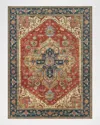 Exquisite Rugs Antique Weave Serapi 7053 4'x6' Area Rug In Multi