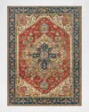 Exquisite Rugs Antique Weave Serapi Rug, 6' X 9' In Multi