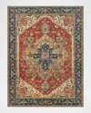 Exquisite Rugs Antique Weave Serapi Rug, 9' X 12' In Multi