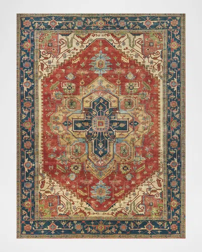 Exquisite Rugs Antique Weave Serapi Rug, 9' X 12' In Multi