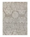 Exquisite Rugs Antique'd Silk 3631 Area Rug 8'x10' In Gray