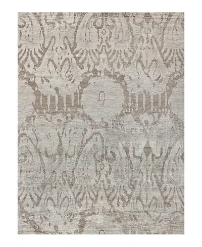Exquisite Rugs Antique'd Silk 3631 Area Rug 8'x10' In Gray