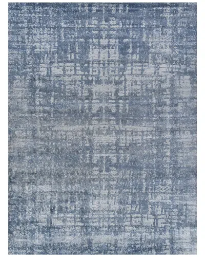 Exquisite Rugs Antolini Hand-loomed Bamboo Silk & Cotton Ivoryarea Rug In Multi