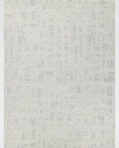 Exquisite Rugs Aspen Hand-tufted Rug In Blue/ivory