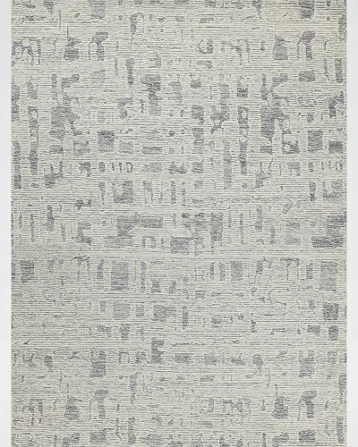 Exquisite Rugs Aspen Hand-tufted Rug In Gray/ivory