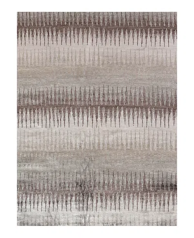 Exquisite Rugs Bamboo Silk 3286 Area Rug 6'x9' In Brown