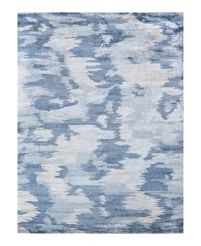 Exquisite Rugs Bamboo Silk 3996 Area Rug 8'x10' In Blue