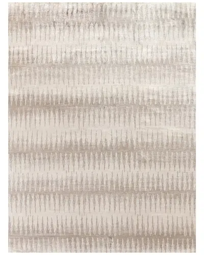 Exquisite Rugs Bamboo Silk Hand-knotted Beige/brown Area Rug