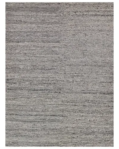 Exquisite Rugs Borelli Hand-loomed New Zealand Wool Rug In Gray