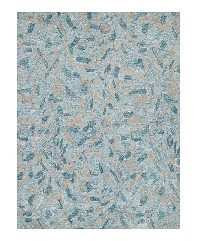 Exquisite Rugs Botanica 6809 Area Rug 4'x6' In Blue