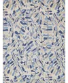 Exquisite Rugs Botanica 6810 6'x9' Area Rug In Navy,ivory