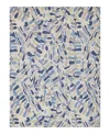 Exquisite Rugs Botanica 6810 Area Rug, 6' X 9' In Navy/ivory
