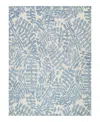 Exquisite Rugs Botanica 6811 Area Rug, 6' X 9' In Light Blue