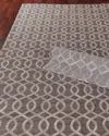 Exquisite Rugs Bowie Hair On Hide Rug, 10' X 14' In Brown/ivory