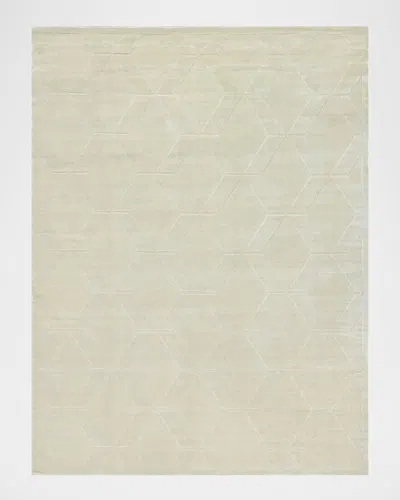 Exquisite Rugs Brunello Hand-loomed Light Beige Rug, 8' X 10'