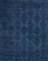Exquisite Rugs Brunello Hand-loomed Navy Rug, 10' X 14' In Navy